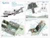 Quinta Studio QD48323 A-10C 3D-Printed & coloured Interior on decal paper (Academy) 1/48
